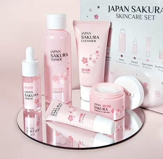 Pack 5 pièces Sakura Japan – Beauté & Hydratation Complète