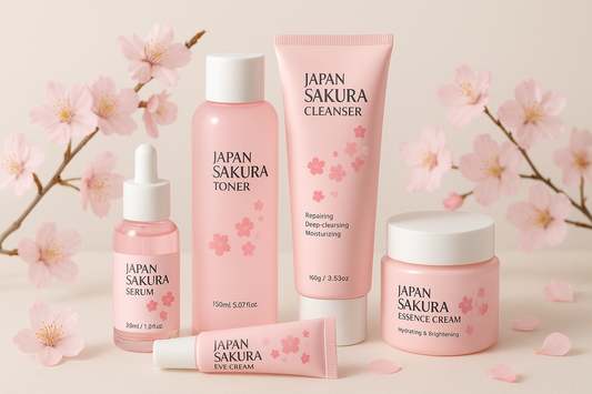 Pack 5 pièces Sakura Japan – Beauté & Hydratation Complète